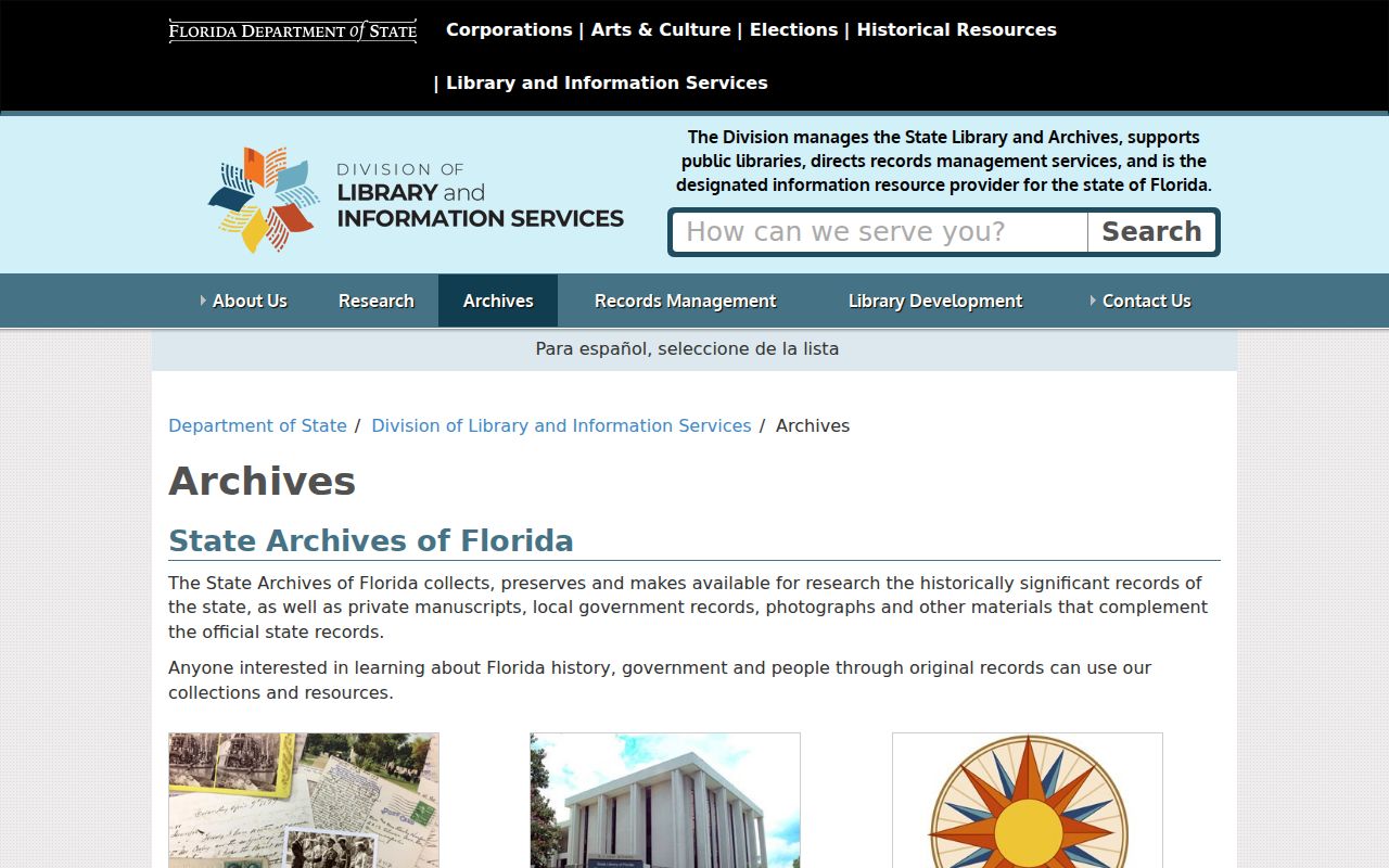 Casselberry previous residents research at the Florida State Archives